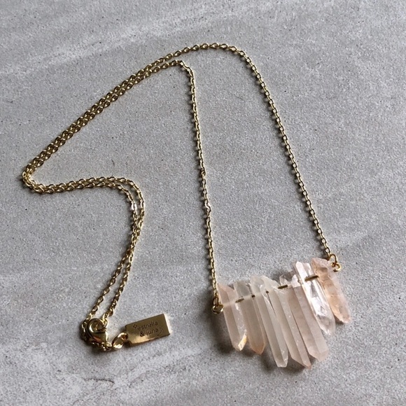 1 LEFT! 14K Gold Handmade Quartz Necklace✨ - Picture 3 of 4